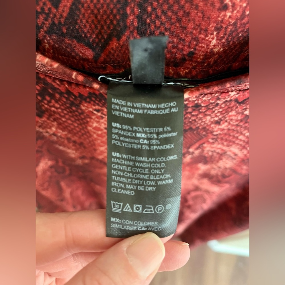 Whbm Python Print Wide Leg Pull On Pants - image 4